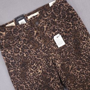 Levis Baggy Dad Mens 28x32 Brown Leopard Print Straight Leg Jeans Streetwear New